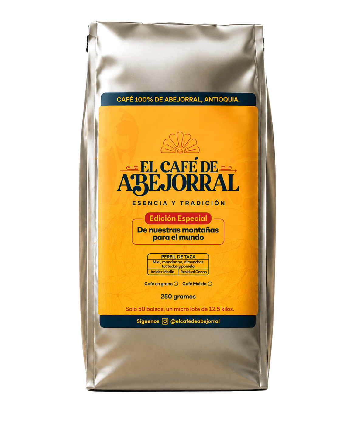 Bolsa edición especial Mundial de El Café de Abejorral